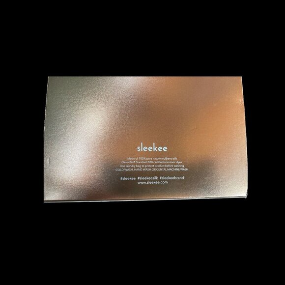 Sleekee™ Silk Pillowcase Mulberry silk Champagne New In Box - Picture 3 of 3